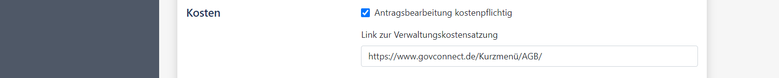 Backend Kommune bearbeiten